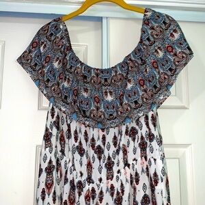 Cropped Leg Boho Romper S10​​​​